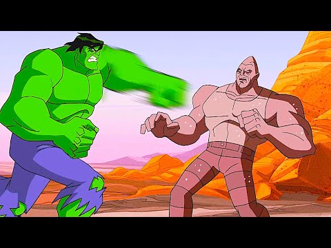 Hulk Vs  Carl Absorbing Man Crusher Creel |  The Avengers EMH