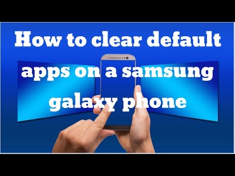 How to clear default apps on a samsung galaxy phone - samsung galaxy s6 tips - setting default apps