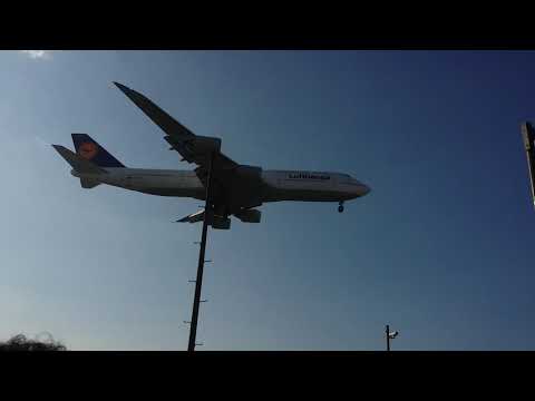 Lufthansa 747-8i llegando a MMMX