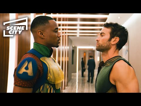 A-Train Confronts The Deep | The Boys (Antony Starr, Jessie T. Usher, Chace Crawford)