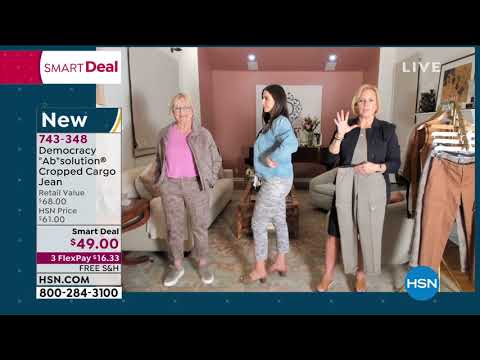 Democracy "Ab"solution Cropped Cargo Jean