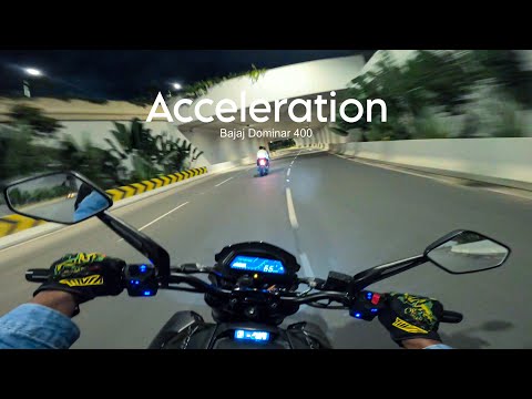 Dominar 400 Pure Acceleration at Night | Bangalore  [Pure Sound] #bajaj #dominor400 