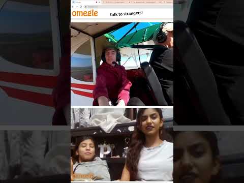 I DROPPED my PHONE out a PLANE on OMEGLE!