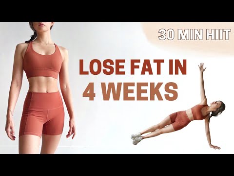 LOSE FAT IN 4 WEEKS! 30 min Full Body HIIT (with no jumping options) | 2022 Challenge ~ Emi