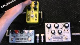 Video thumbnail for JDM Pedals Updates - Humdinger, Tonemaster, Cascade Tremolo by JoeDocMusic