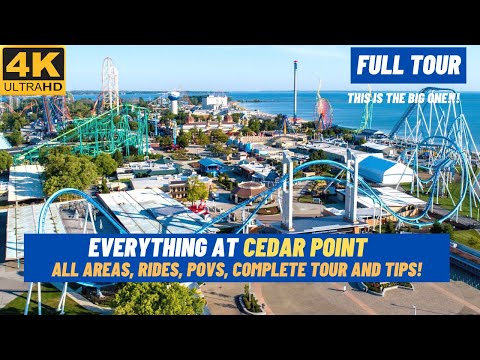 Video: [4K] EVERYTHING at Cedar Point | All Rides | Areas | POV's | Complete Tour and Tips