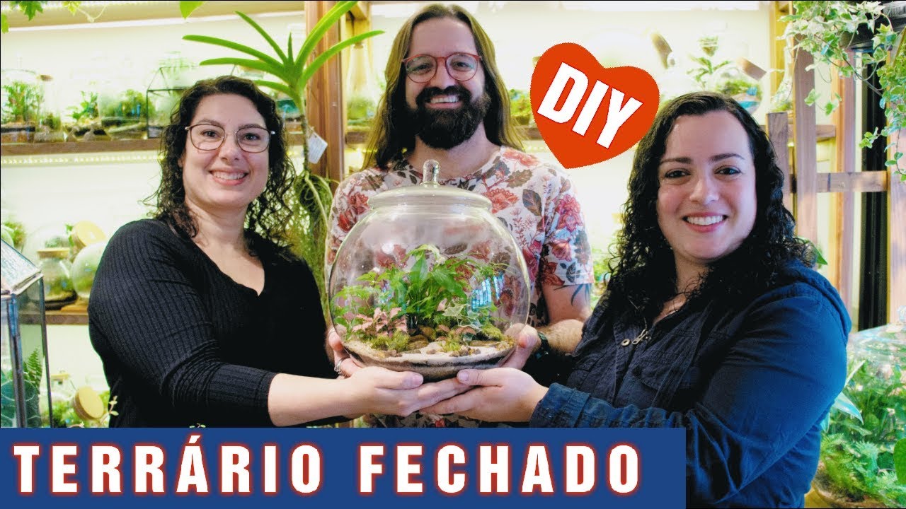 Como Fazer Um TERRÁRIO (Versão Completa) DIY - Terra Jardim