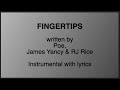 Fingertips - Poe [karaoke instrumental with lyrics]