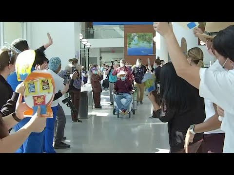 27-year-old released from UF Health Jacksonville after spending 6 months in hospital with COVID-19