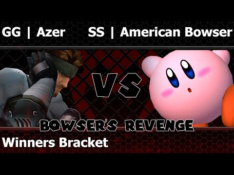 BR 20 PM - GG | Azer (Snake) vs SS | American Bowser (Kirby) - Winners Bracket