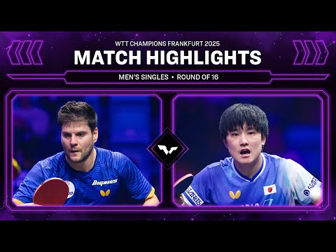 Dimitrij Ovtcharov vs Tomokazu Harimoto | MS R16 | #WTTFrankfurt 2025