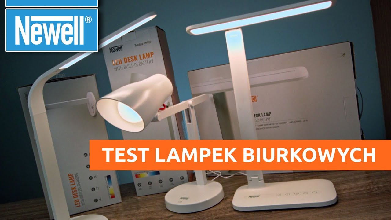 Newell Sundesk lampki biurkowe LED do pracy i szkoly
