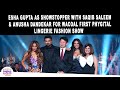 Esha Gupta As Showstopper With Saqib Anusha For Wacoal First Phygital Lingerie Fashion Show