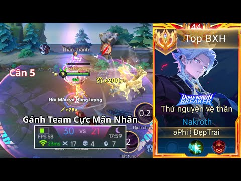 20 Phút Cho Những Trận Đấu Múa Nakroth Cân 5 Gánh Còng Lưng Rank Đầu Mùa Mãn Nhãn Của Top 1 Nakroth