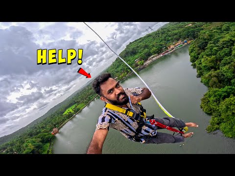 Will Manish Survive...? 😂 Bungee Jump Challenge 