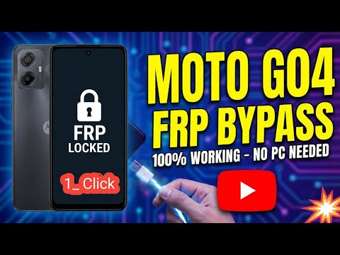 Motorola Moto G04 FRP Bypass | Remove Google Account Lock | No PC (New Method 2025)