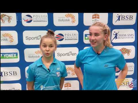Wiktoria Dąbczyńska i Aleksandra Pająk po zwycięstwie na 56. IMP w Białymstoku!