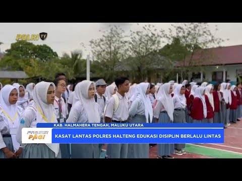 SATLANTAS POLRES HALMAHERA TENGAH SOSIALISASI DISIPLIN BERLALU LINTAS
