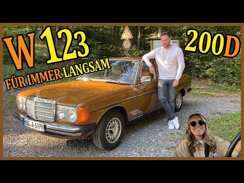 Mercedes 200D W123 - Schnell fahren können die anderen