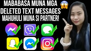 Paano mabasa mga deleted text at mga message's at kahit anong apps pa 