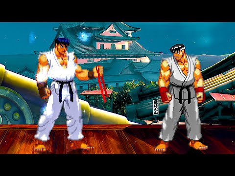 Ryu Ice vs. Master Ryu - Unleashing Frozen Fury!