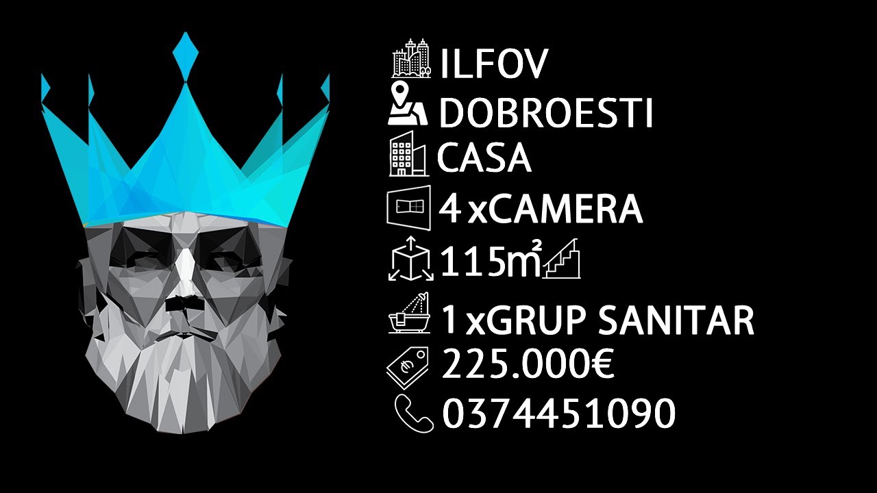 Tur video Dobroesti | Vila Individuală | Parter |. Teren 400 Mp | Strada Mesteacănului 