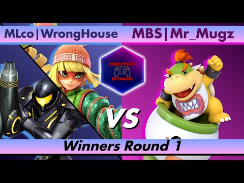 Center Stage #24 - MLco WrongHouse (Min Min/Samus) vs MBS Mr_Mugz (Bowser Jr) - Smash Ultimate SSBU