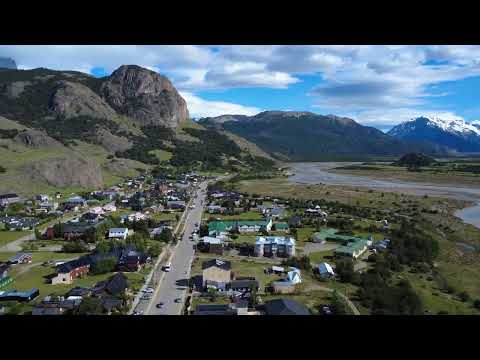 El Chaltén Argentina Perspectiva Aérea en Ruta Binacional Patagonia