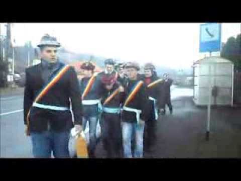 Feciorii satului Bucea la colindat 2013