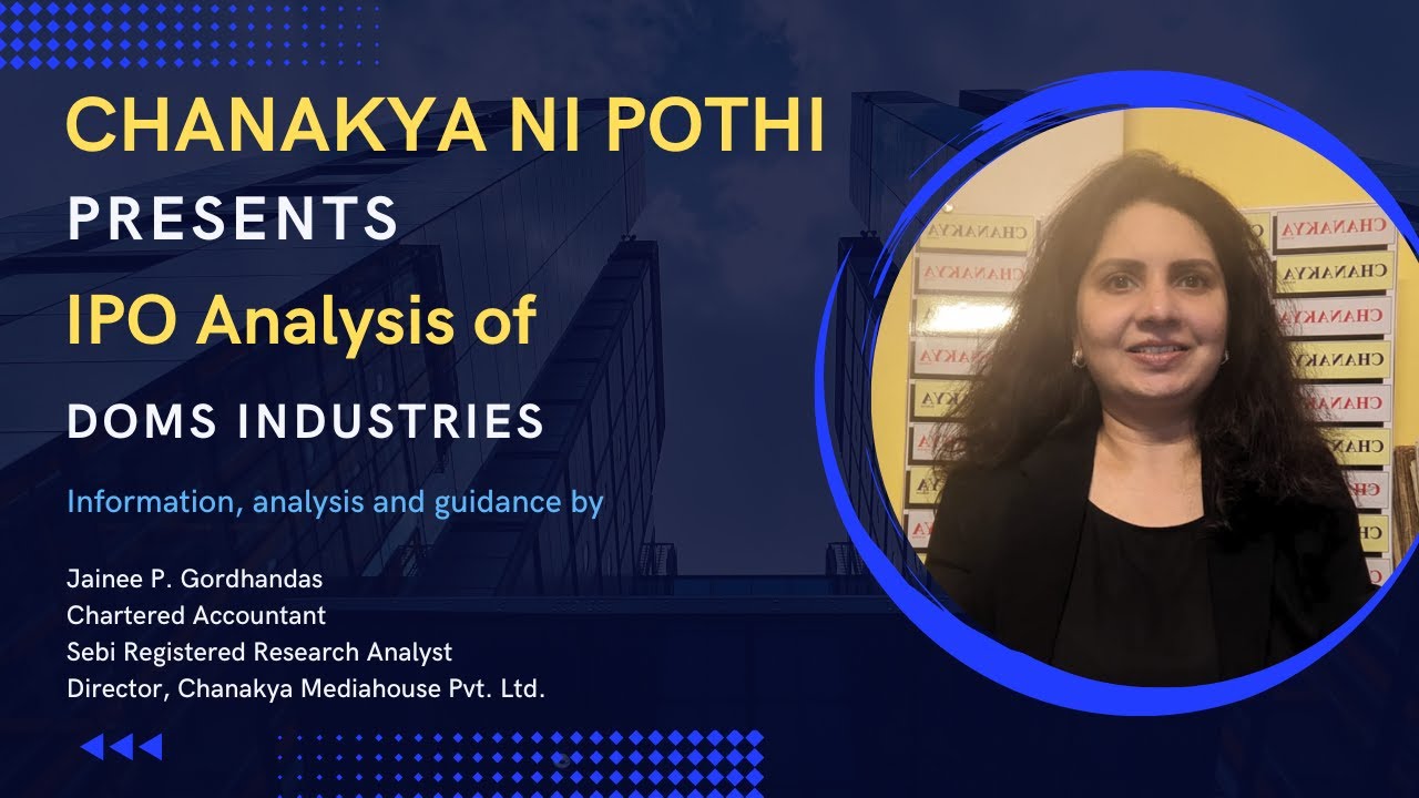 DOMS Industries IPO Snapshot & concise analysis (English)