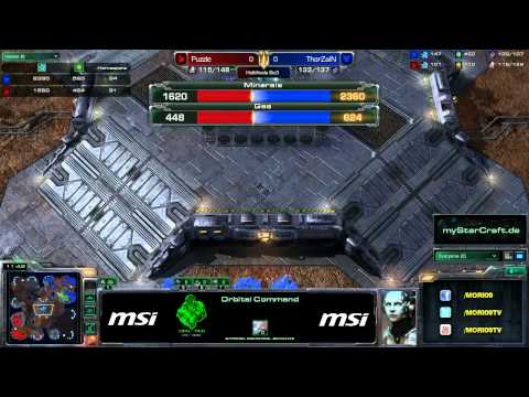 #76 ThorZaIN(T) vs. Puzzle(P) Game 1 - MSI Cup StarCraft II