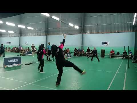Badminton Final Novae Women's Double Open Tournament - Fairuz / Zarieni Vs Hedayu / Syahirah