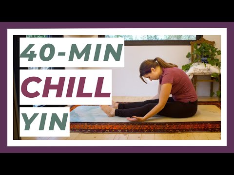 40-Min Lazy Yin Yoga to Unwind & Relax || Yoga Chill For When You're Feeling Tired or Unmotivated