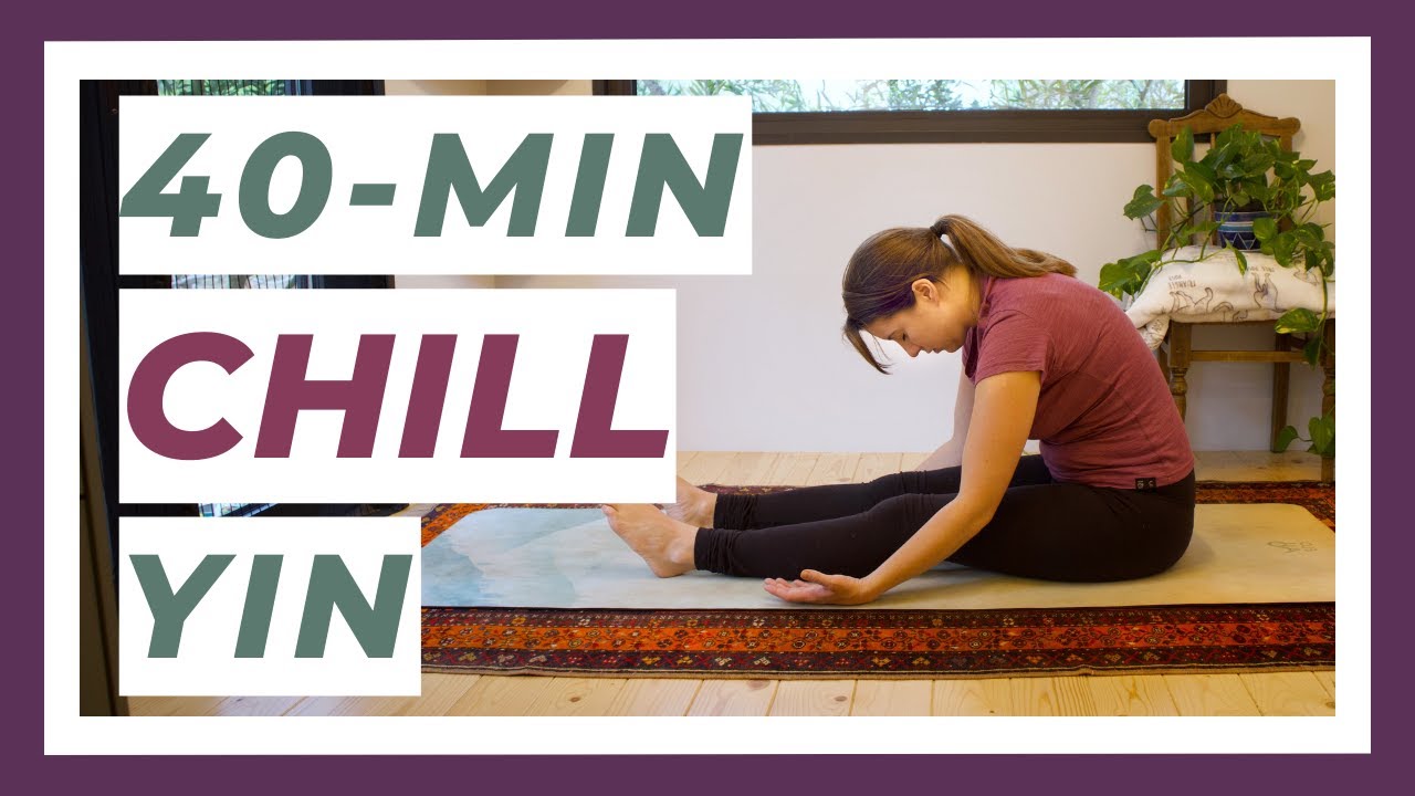 40-Min Lazy Yin Yoga to Unwind & Relax — Yin Yoga class, 41 minutes