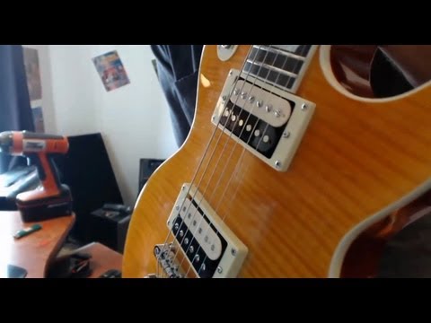 IronGear Tesla Shark (te-SLASH-arks) Pickups Sound Demo on China Les Paul replica