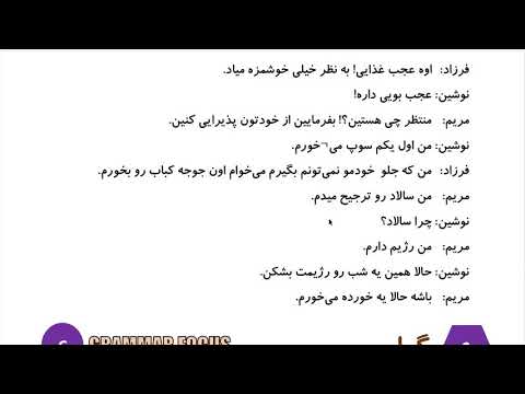 Learn to Speak Persian FAST: For Advanced Students- Lesson 6- خوردنی‌ها- Part 4