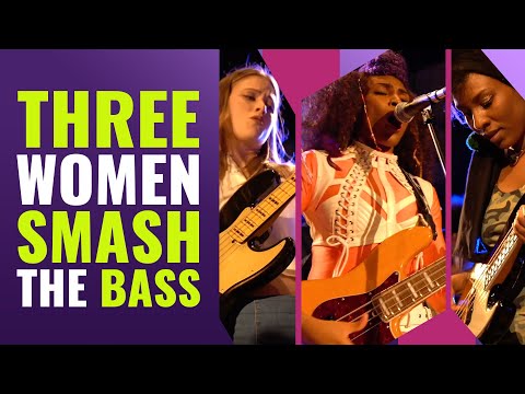 Three Women Smash The Bass - Nik West, Ana Karina Sebastiao, Nicole Row (Panic At The Disco)