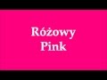 Colours in Polish - Kolory po polsku