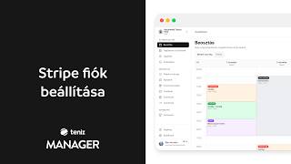 Stripe fiók beállítása