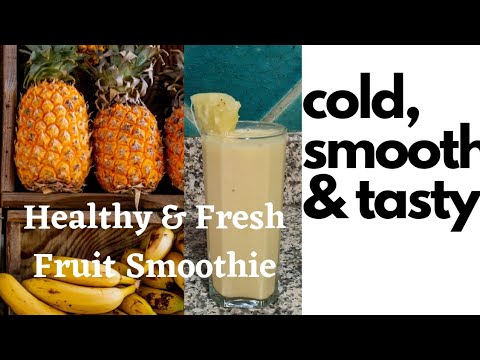 Healthy & Fresh Fruit Smoothie Recipe|| Resep Buah Buahan Smoothie