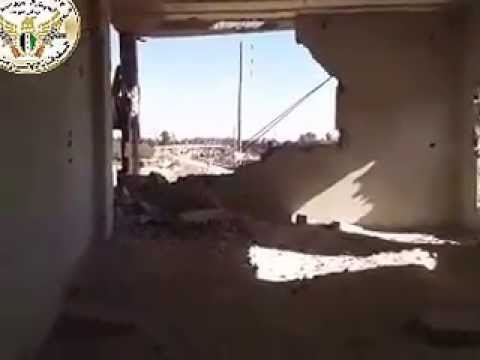 استهداف دبابة على حاجز الجسر الرابع قرب طريق مطار دمشق الدولي في محيط بلدة شبعا بواسطة صاروخ لاو من قبل كتيبة فسطاط المسلمين