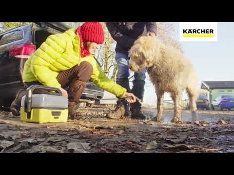 Kärcher | Mobile Outdoor Cleaner OC 3 | Schonende Reinigung von Haustieren