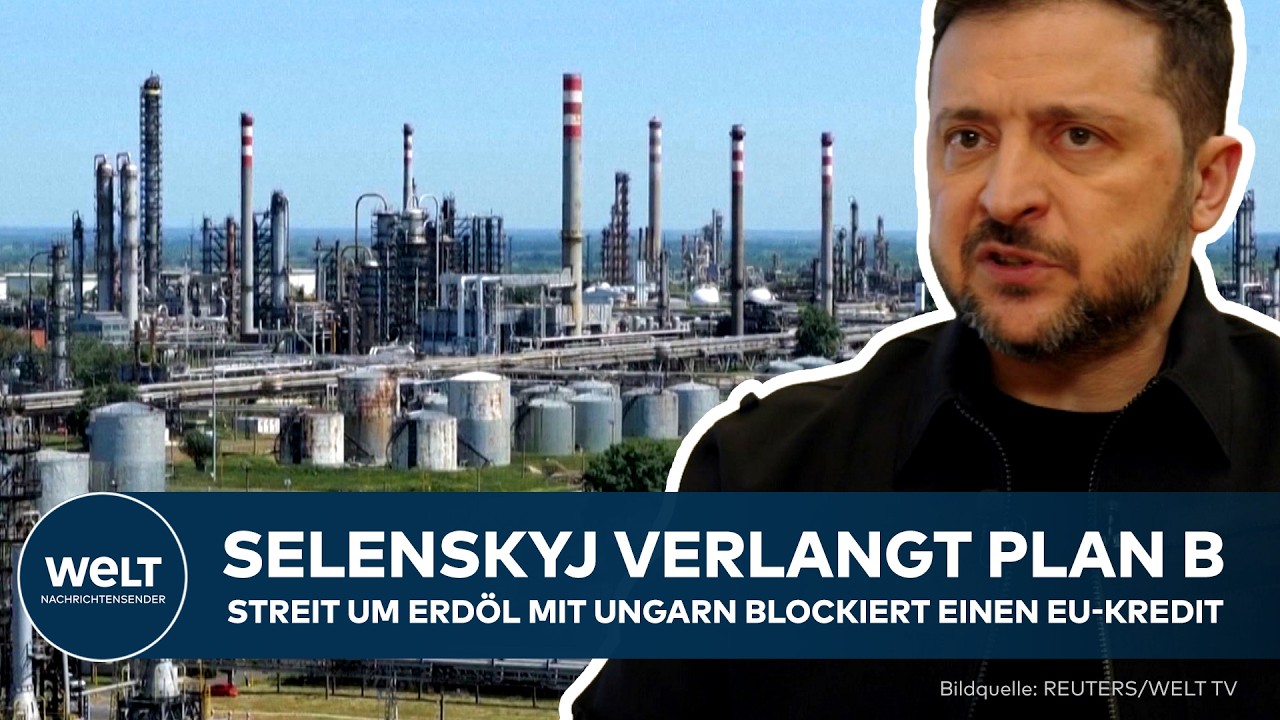 UKRAINE-FINANZIERUNG: Selenskyj verlangt einen Plan B von Europa – der Streit mit Ungarn hält an