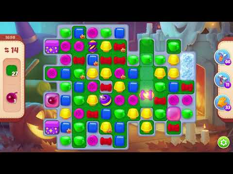 Homescapes Level 1698 With No Boosters - Spooky Halloween: Halloween Paving