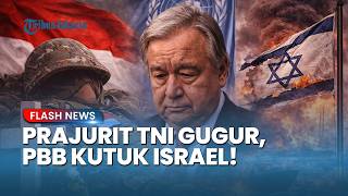 Prajurit TNI Gugur di Lebanon Akibat Serangan Israel, Sekjen PBB Murka: Saya Mengutuk Keras!