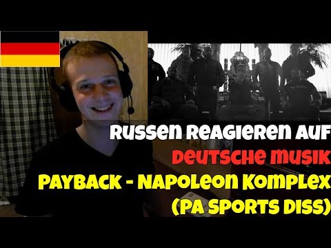 RUSSIANS REACT TO GERMAN RAP | Payback #forsundiego - Napoleon Komplex (PA Sports Diss) | REACTION