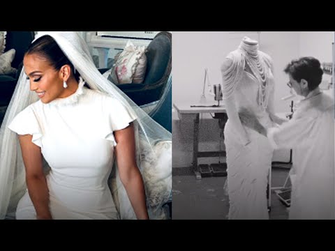 Watch Jennifer Lopez's REGAL Wedding Dresses Come to...