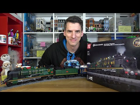 Mit Dampf, RC & Licht - 4000 Teile: das ist der richtige, echte Orient-Express! Mould King® 12025