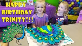 HAPPY BIRTHDAY Party!! Trinity Turns 5 Years Old! *Peacock Birthday Party*