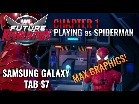 Marvel Future Revolution: Chapter 1as SPIDERMAN | MAX GRAPHICS on Samsung Galaxy Tab S7